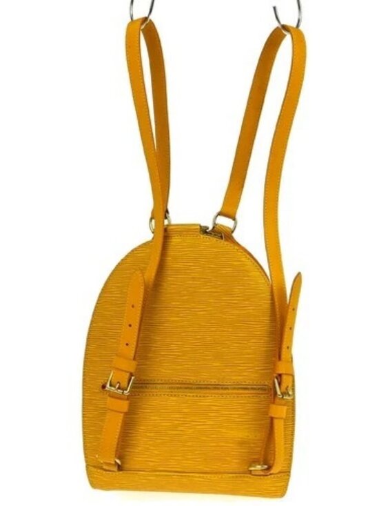 BUYIT03 Louis Vuitton Yellow Epi Mabillon Backpack main image 6